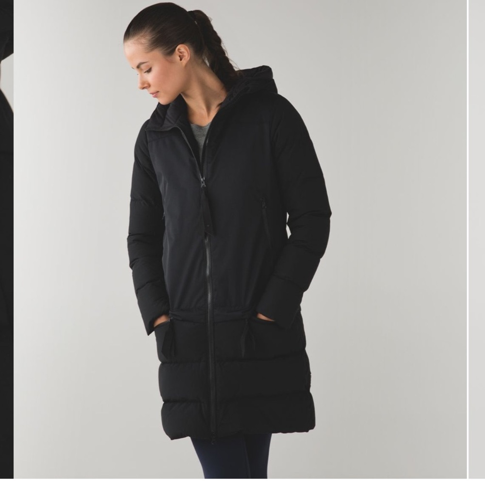lululemon cold as fluff parka puffer *broken zipper* 6
